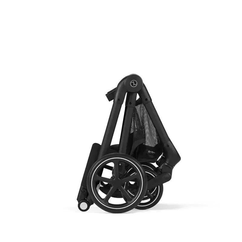 Cybex - EOS Travel System, Stroller + Aton G Infant Car Seat Moon Black (Silver Frame)