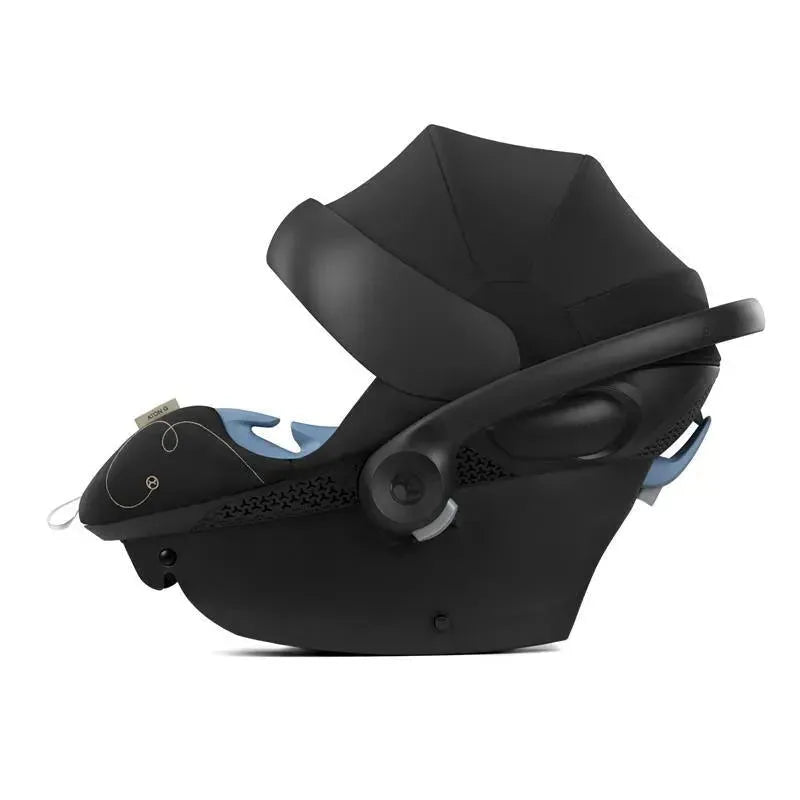 Cybex - EOS Travel System, Stroller + Aton G Infant Car Seat Moon Black (Silver Frame)