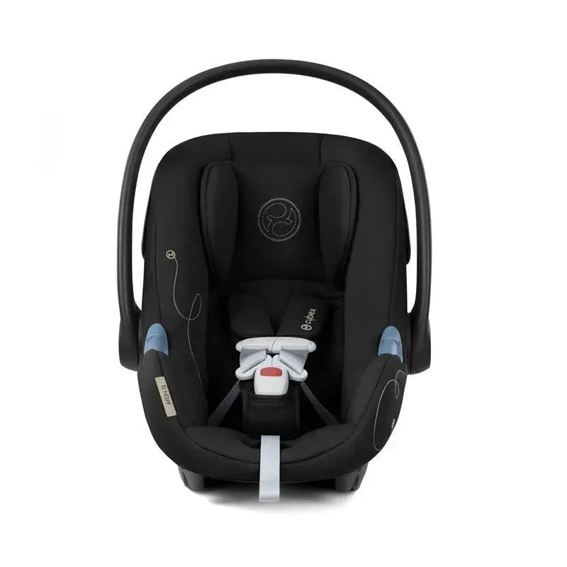 Cybex - EOS Travel System, Stroller + Aton G Infant Car Seat Moon Black (Silver Frame)