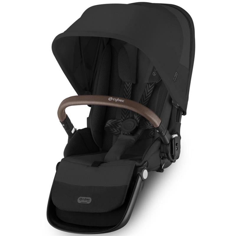 Cybex - Gazelle S 2 Second Seat, Moon Black With Silver Frame