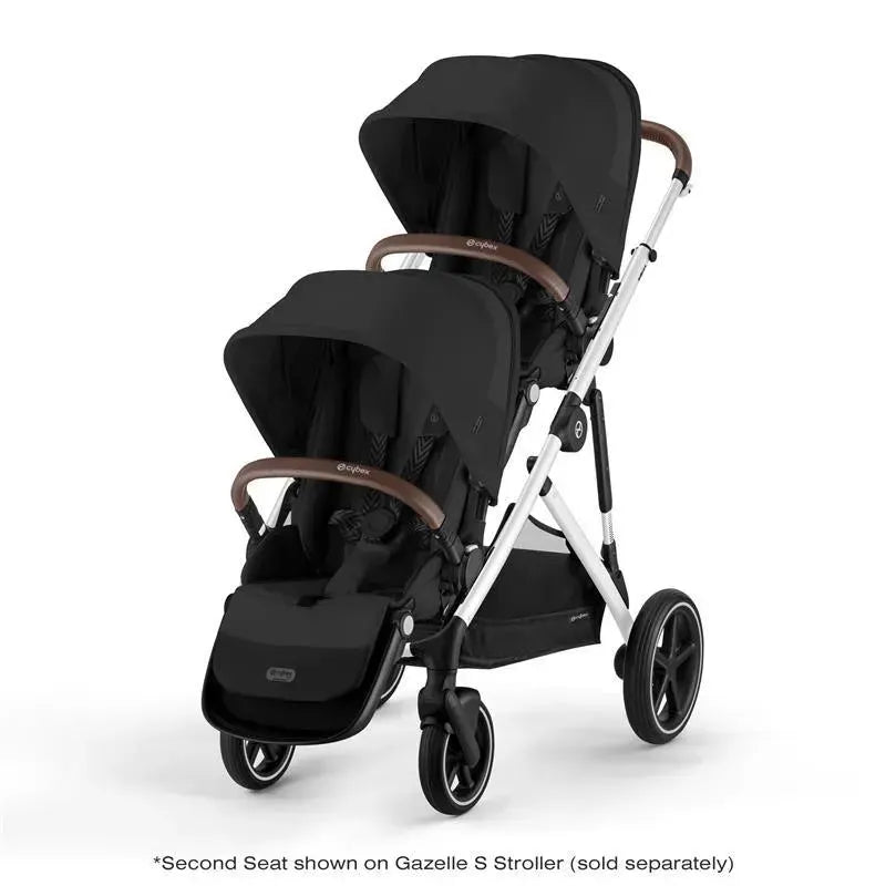 Cybex - Gazelle S 2 Second Seat, Moon Black With Silver Frame