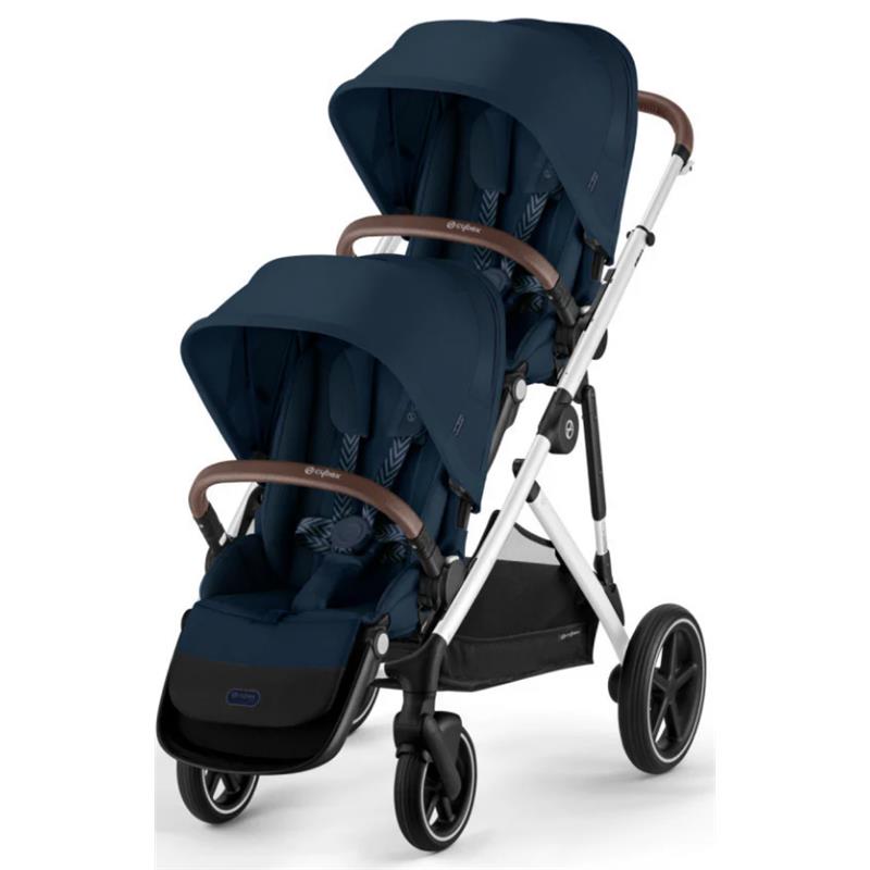 Cybex - Gazelle S Second Seat, Ocean Blue With Silver Frame