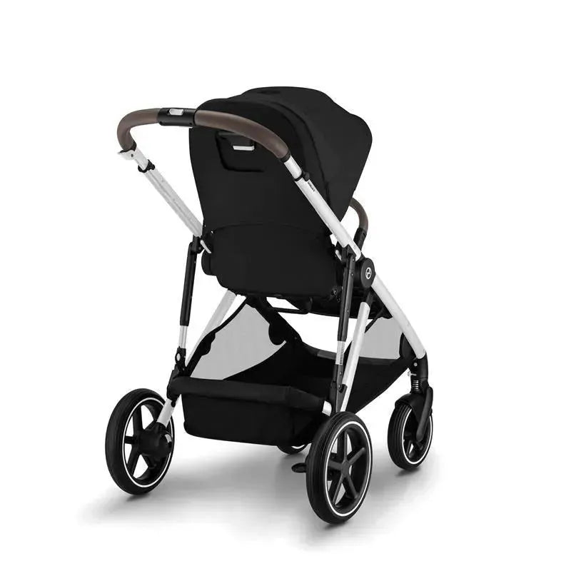 Cybex - Gazelle S 2 Single-to-Double Stroller, Silver Frame/Moon Black