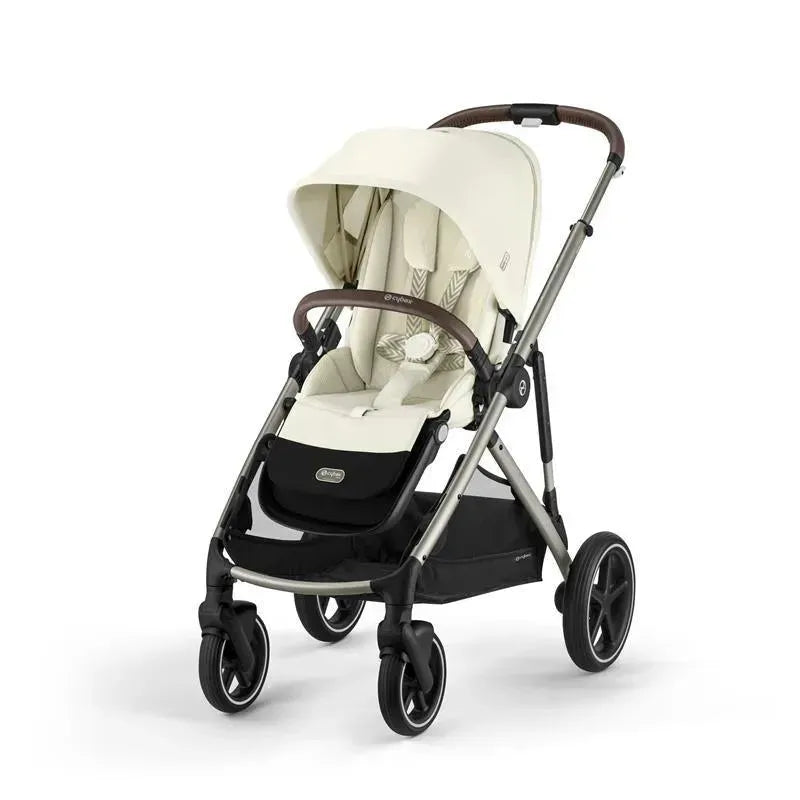 Cybex - Gazelle S 2 Single-to-Double Stroller, Taupe Frame/Seashell Beige