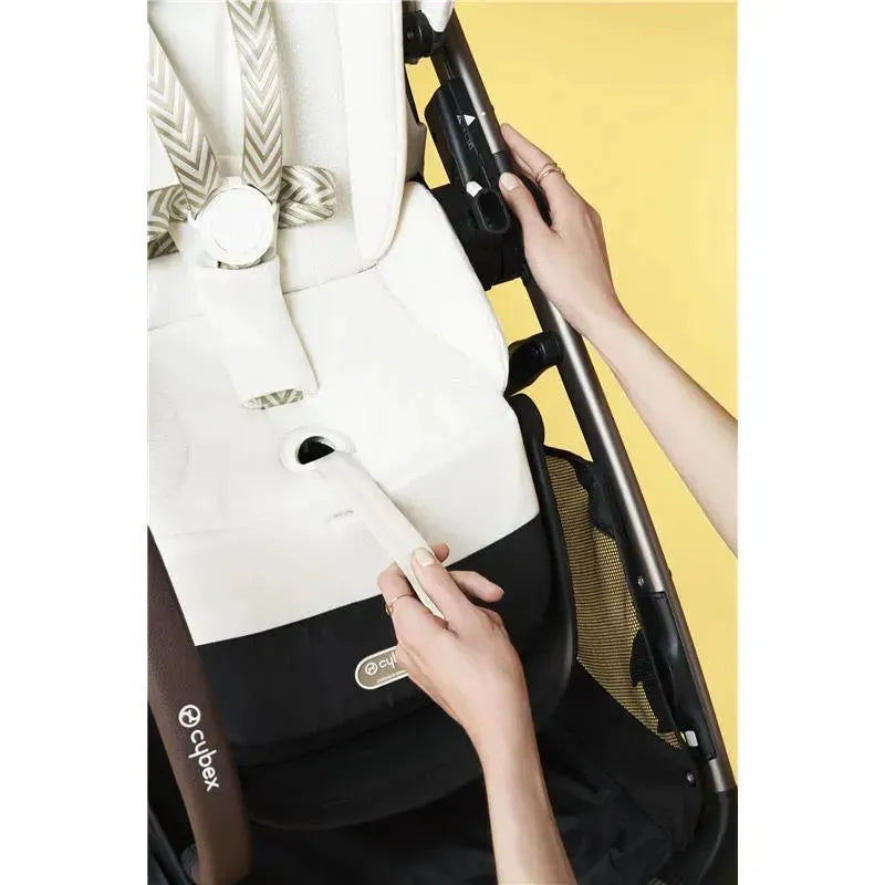 Cybex - Gazelle S 2 Single-to-Double Stroller, Taupe Frame/Seashell Beige