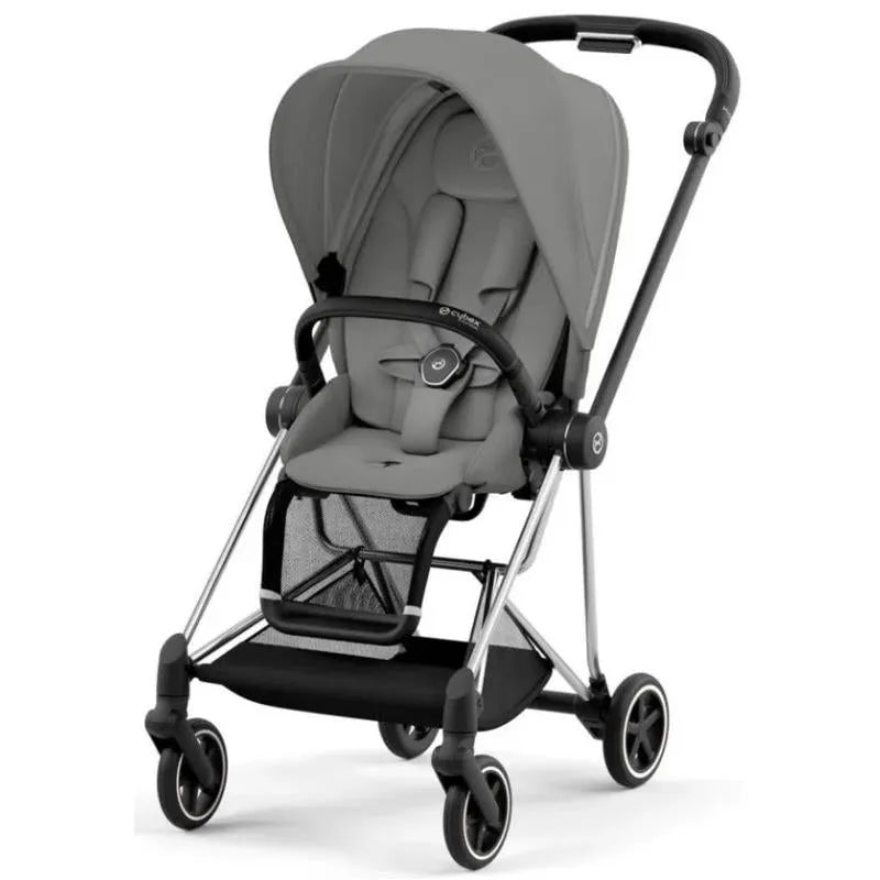 Cybex - Mios 3, Chrome/Black Frame + Mirage Grey Seat Pack