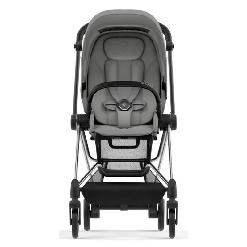 Cybex - Mios 3, Chrome/Black Frame + Mirage Grey Seat Pack