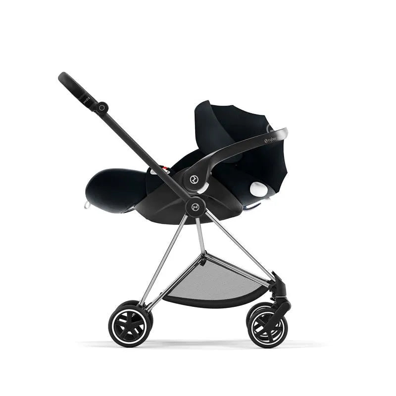 Cybex - Mios 3 Stroller Chrome/Black Frame + Sepia Black Seat Pack