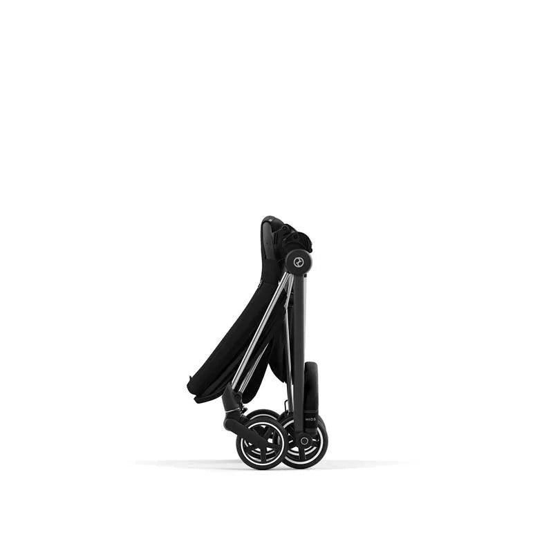 Cybex - Mios 3 Stroller Chrome/Black Frame + Sepia Black Seat Pack