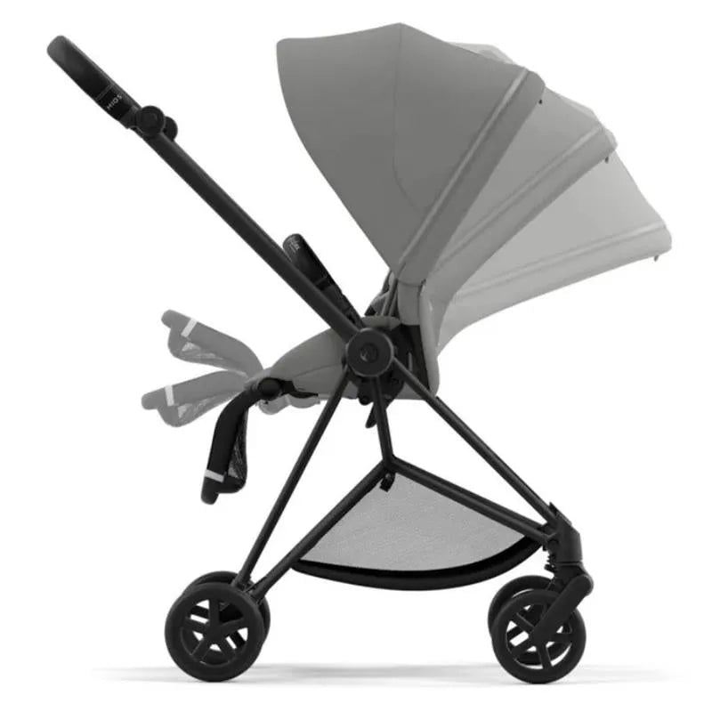 Cybex - Mios 3, Matt Black/Black Frame + Mirage Grey Seat Pack