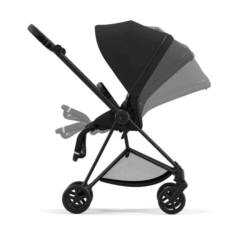 Cybex - Mios 3, Matte Black/Black Frame + Sepia Black Seat Pack