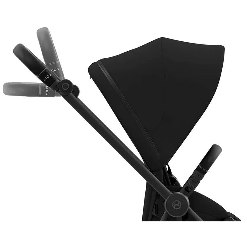 Cybex - Mios 3, Matte Black/Blk Frame + Deep Black Seat Pack