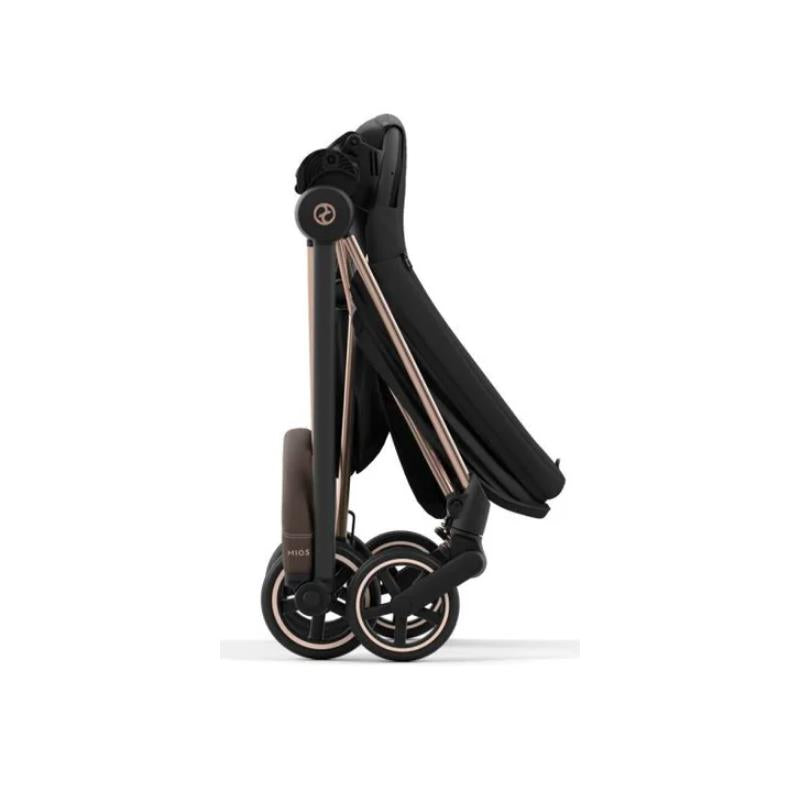 Cybex - Mios 3 Stroller Rose Gold Frame & Sepia Black Seat Pack
