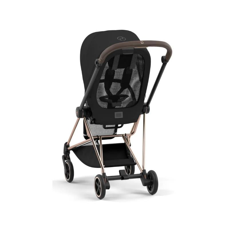 Cybex - Mios 3 Stroller Rose Gold Frame & Sepia Black Seat Pack