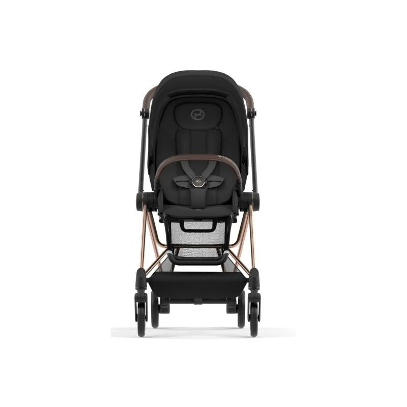 Cybex - Mios 3 Stroller Rose Gold Frame & Sepia Black Seat Pack
