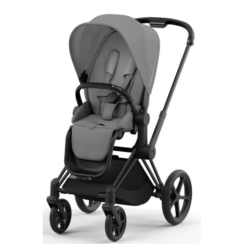 Cybex - Priam 4 Stroller In Matte Black, Mirage Grey