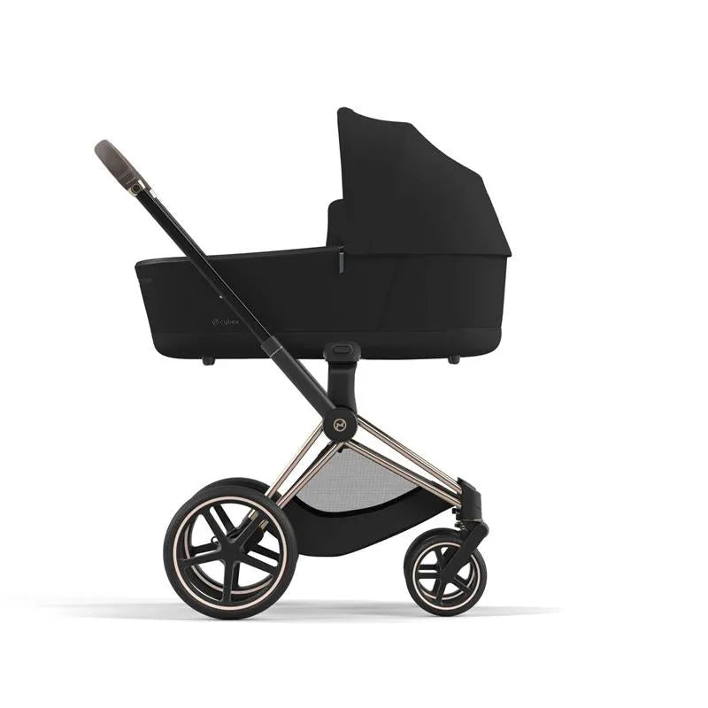 Cybex - Priam 4 Stroller Rose Gold Frame + Sepia Black Seat Pack