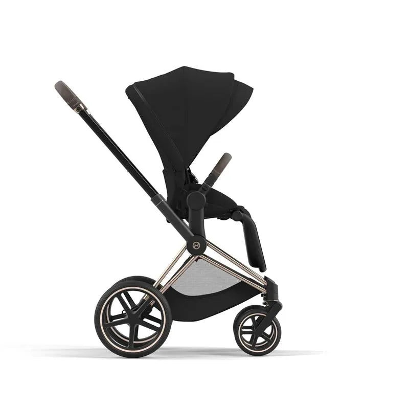 Cybex - Priam 4 Stroller Rose Gold Frame + Sepia Black Seat Pack