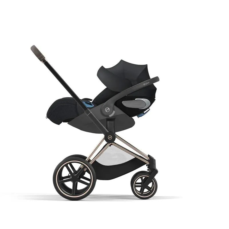 Cybex - Priam 4 Stroller Rose Gold Frame + Sepia Black Seat Pack