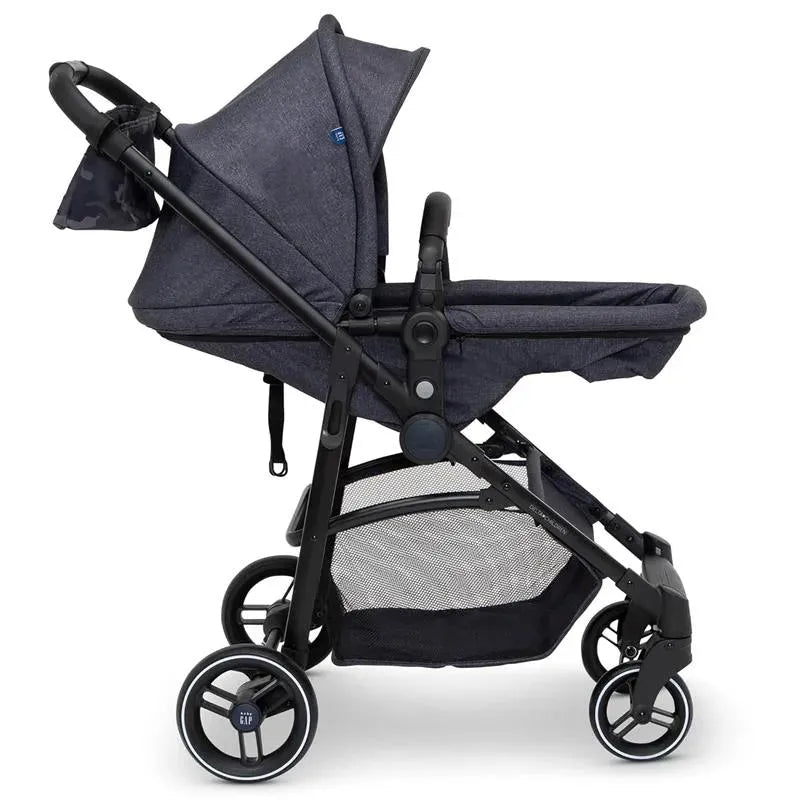 Delta Children - Baby Gap 2-In-1 Carriage Stroller, Camo Black