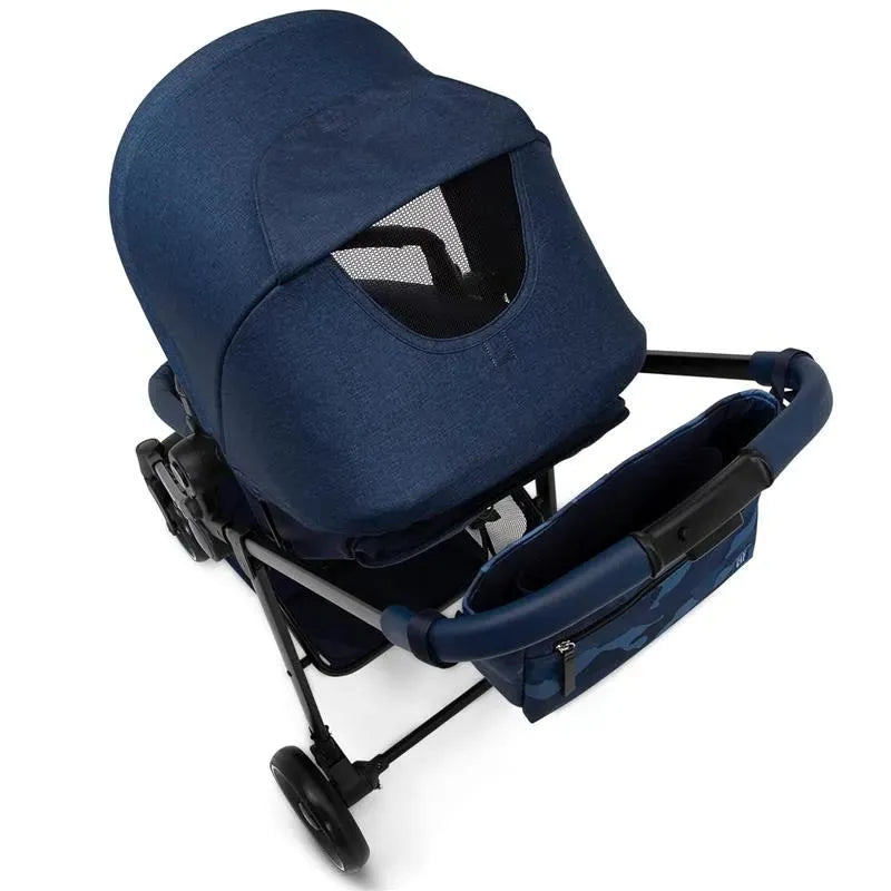 Delta Children - Baby Gap 2-In-1 Carriage Stroller, Camo Blue