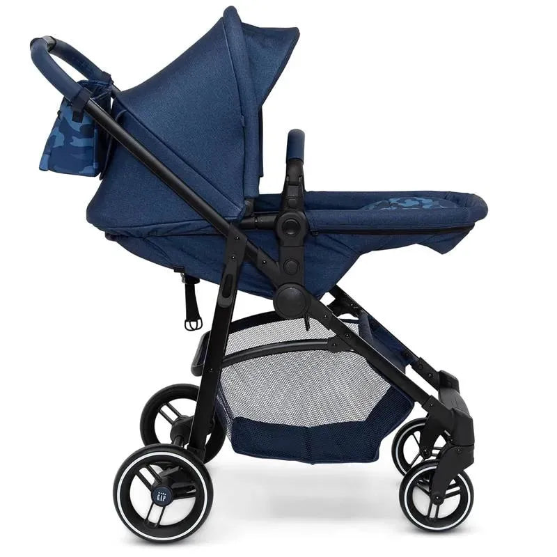 Delta Children - Baby Gap 2-In-1 Carriage Stroller, Camo Blue