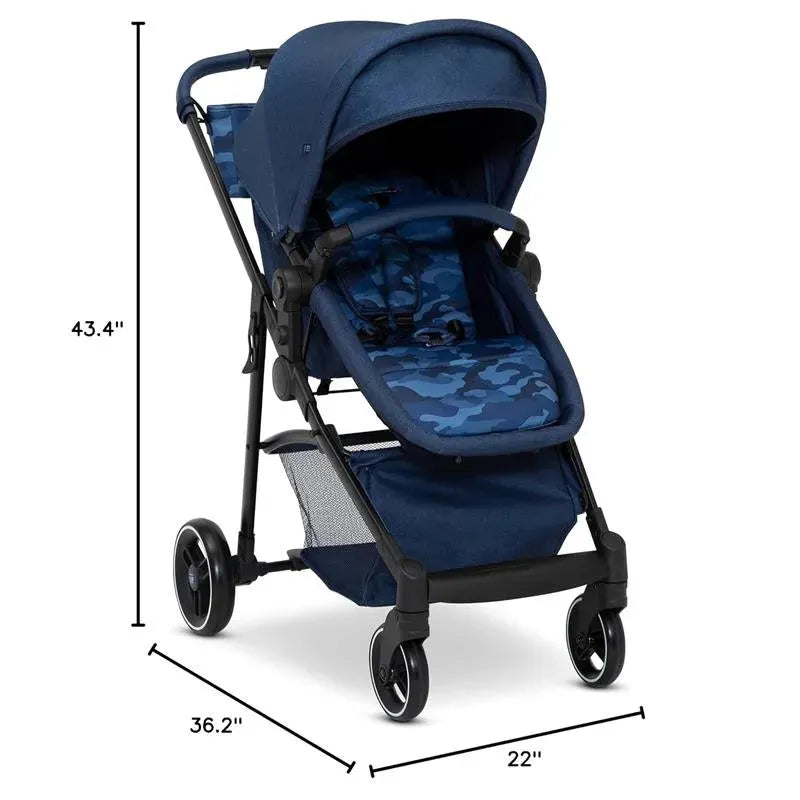 Delta Children - Baby Gap 2-In-1 Carriage Stroller, Camo Blue