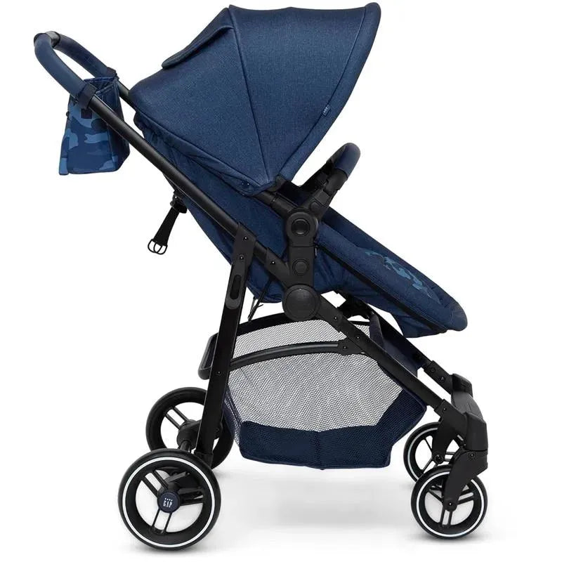 Delta Children - Baby Gap 2-In-1 Carriage Stroller, Camo Blue