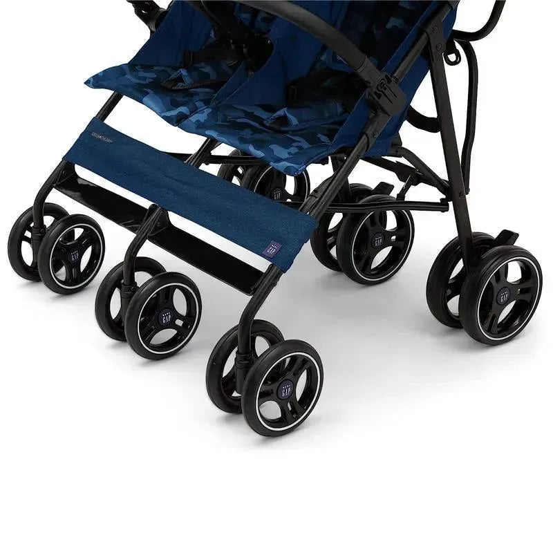 Delta Children - BabyGap Classic Side-by-Side Double Stroller, Navy Camo