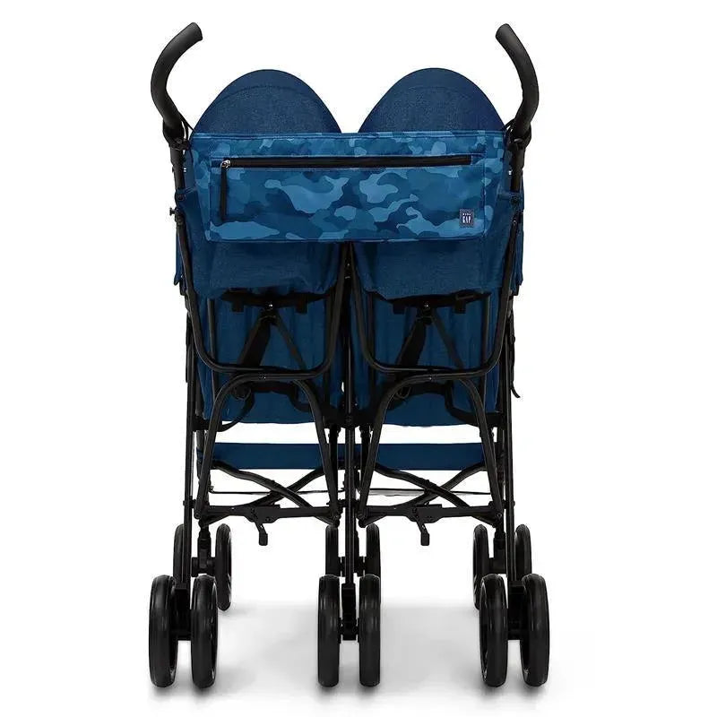 Delta Children - BabyGap Classic Side-by-Side Double Stroller, Navy Camo