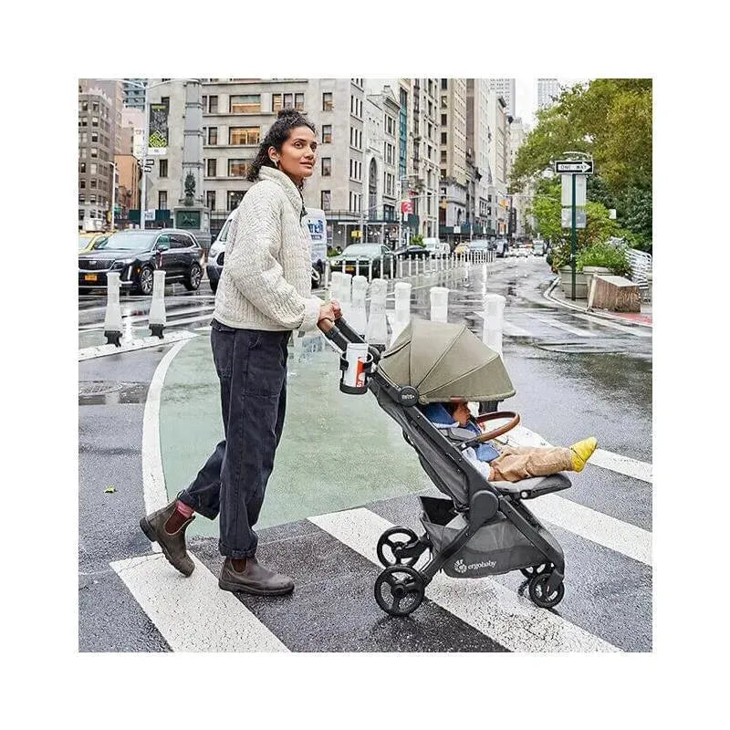 Ergobaby - Compact Comfort Metro + Deluxe Stroller, Empire State Green