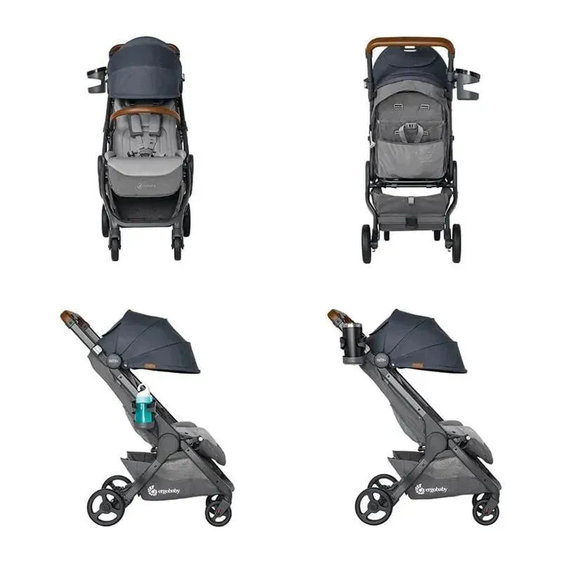Ergobaby - Compact Comfort Metro + Deluxe Stroller, London Grey