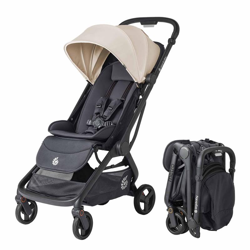 Ergobaby - Metro 3 All in One Compact Baby Stroller, Lightweight Travel Stroller, Natural Beige
