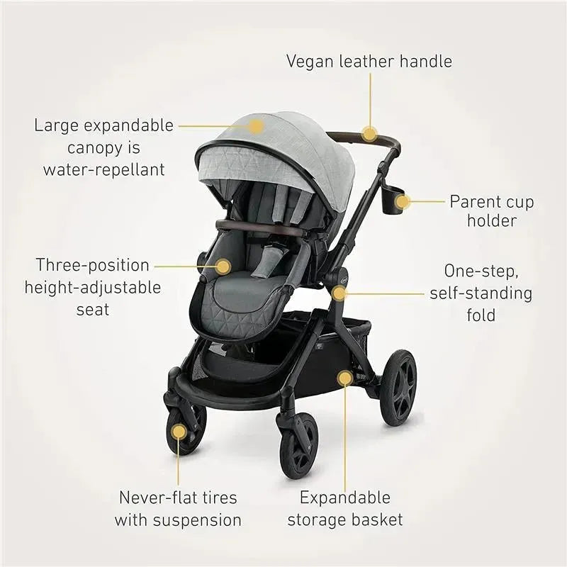 Graco - Travel System Premier Modes Nest 3-in-1, Midtown