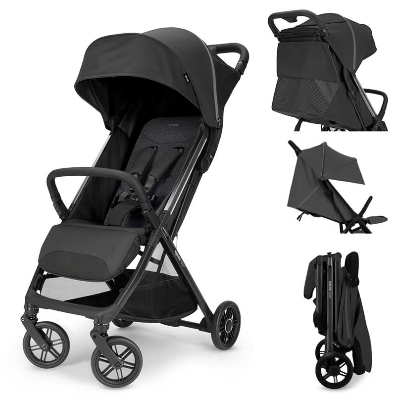 Inglesina - Quid³ Compact Lightweight Stroller, Cosmic Black