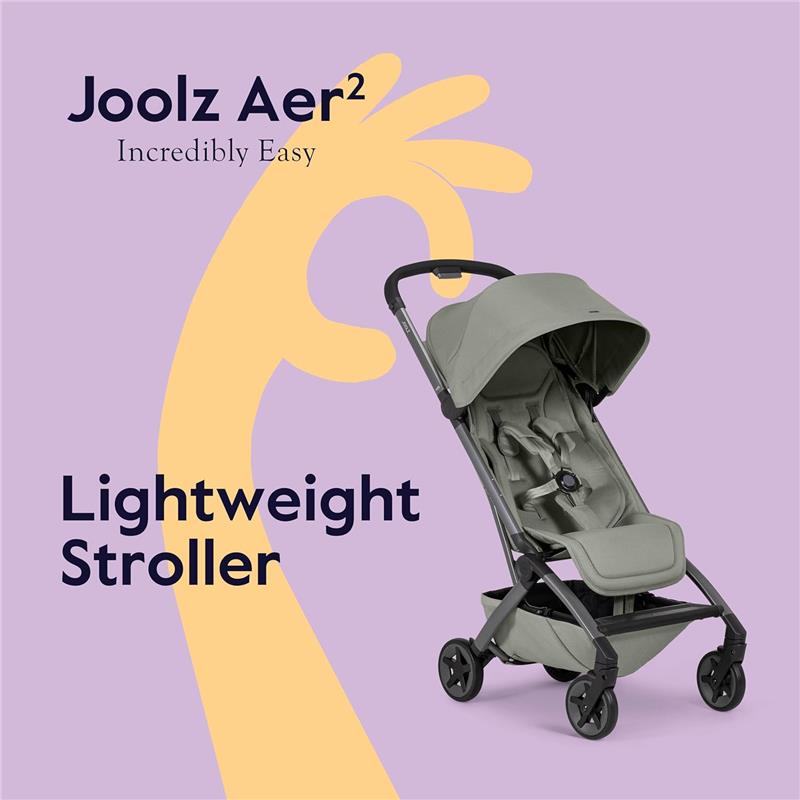 Joolz - Aer² Lightweight Compact Stroller, Sage Green