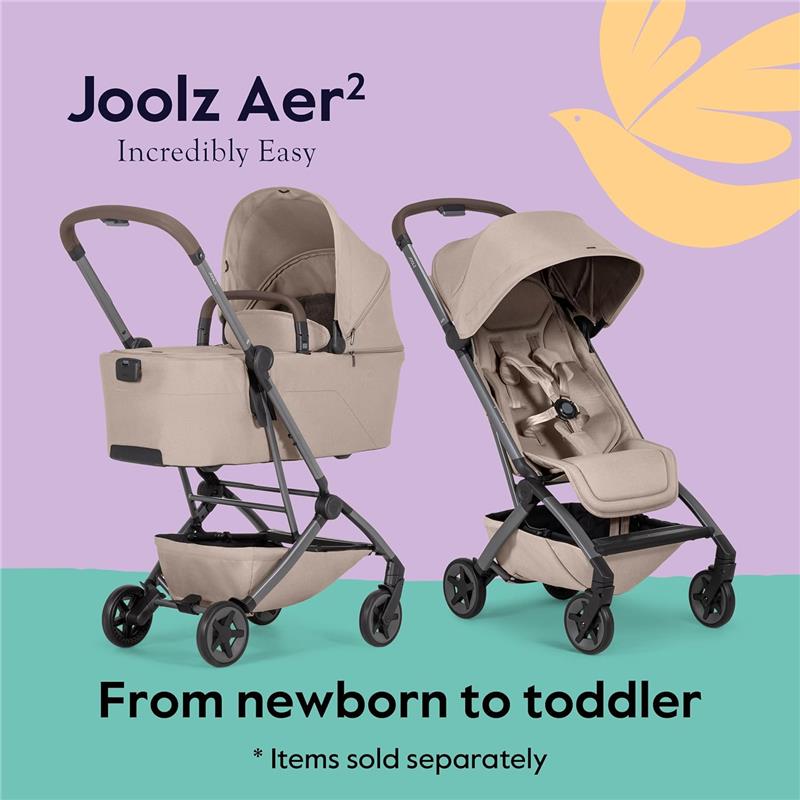 Joolz - Aer² Lightweight Compact Stroller, Sandy Taupe