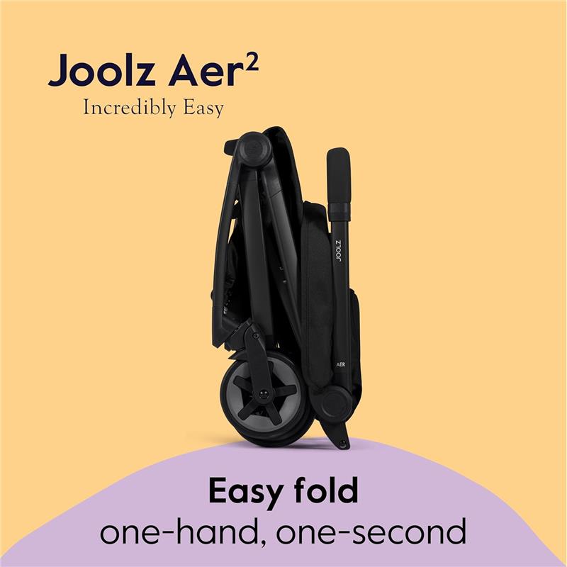 Joolz - Aer² Lightweight Compact Stroller, Space Black