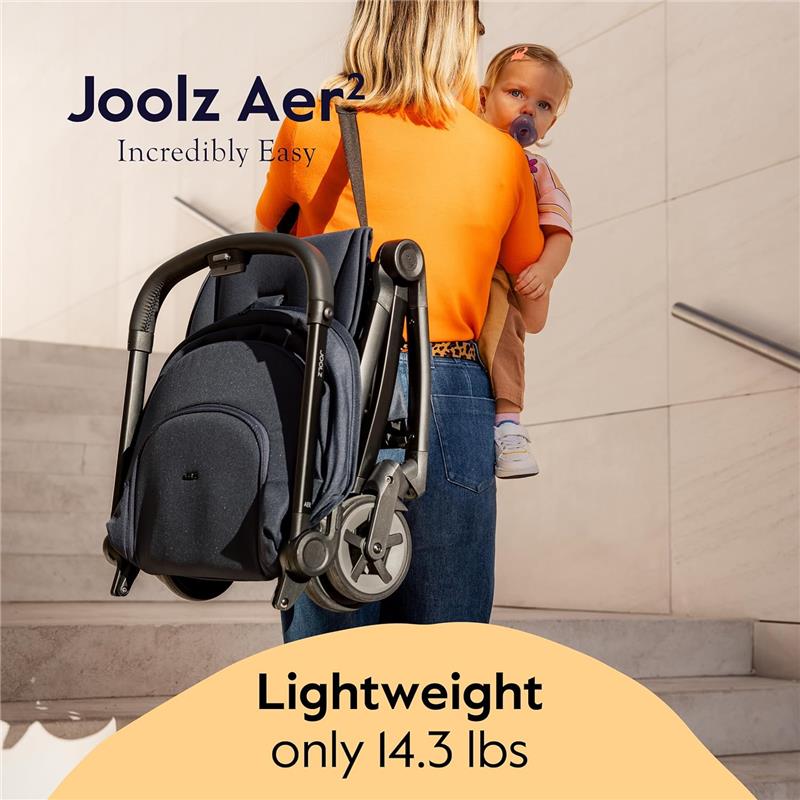 Joolz - Aer² Lightweight Compact Stroller, Dark Navy Blue