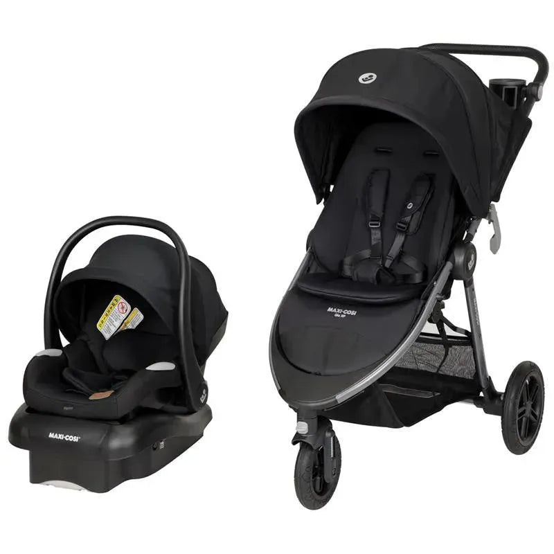 Maxi-Cosi - Gia XP Luxe 3-Wheel Travel System, Midnight Black