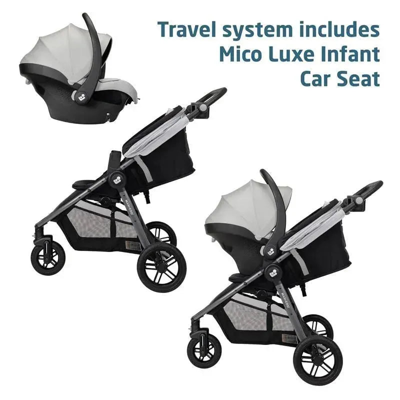 Maxi-Cosi - Gia XP Luxe 3-Wheel Travel System, Midnight Moon