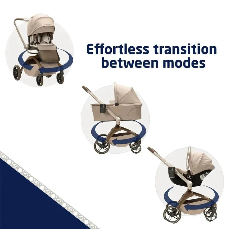 Maxi-Cosi - Tana 360 Rotating Modular Stroller Kindred Collection, Natural Heritage