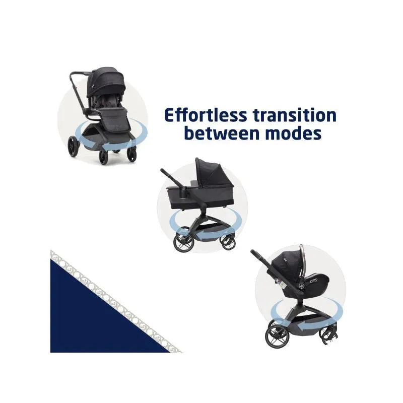 Maxi-Cosi - Tana 360 Rotating Modular Stroller Kindred Collection, Onyx Heritage