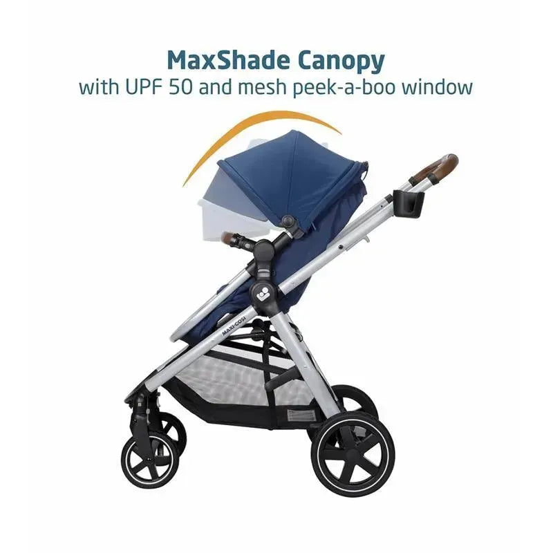 Maxi-Cosi - Zelia 2 Luxe 5-in-1 Modular Travel System, New Hope Navy