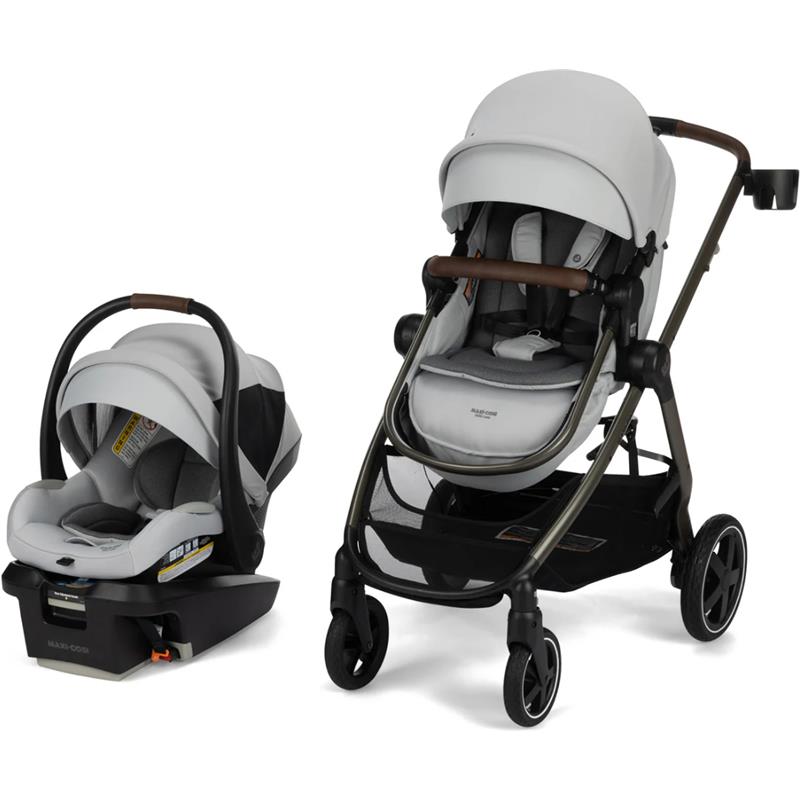 Maxi-Cosi - Zelia Luxe + Travel System, Arctic Frost