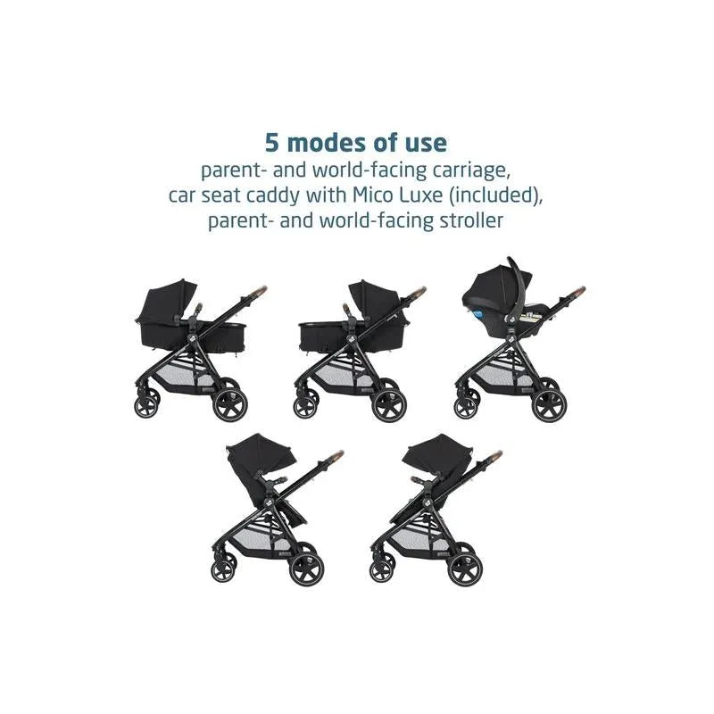 Maxi-Cosi - Zelia Luxe + Travel System, Arctic Frost