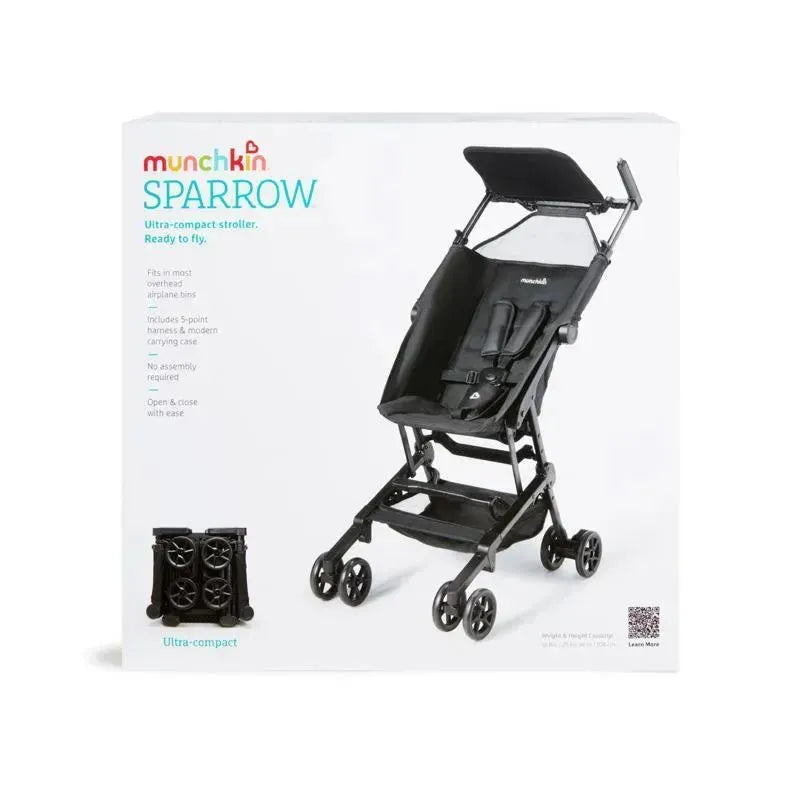 Munchkin Sparrow Ultra Compact Stroller - Black