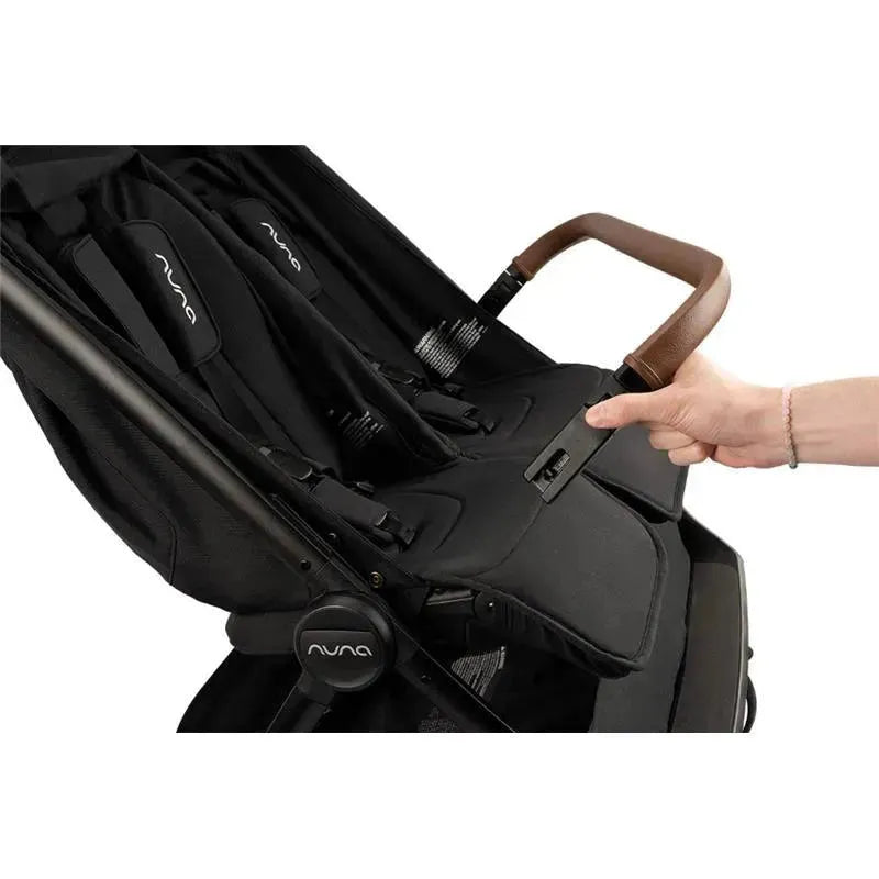 Nuna - Trvl Double Stroller, Caviar