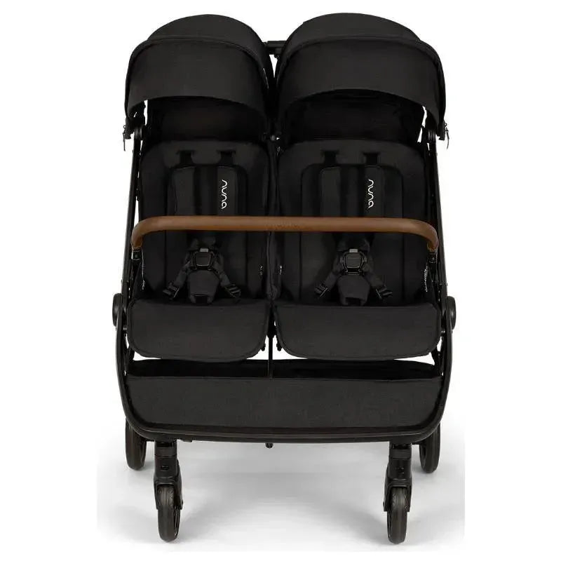Nuna - Trvl Double Stroller, Caviar