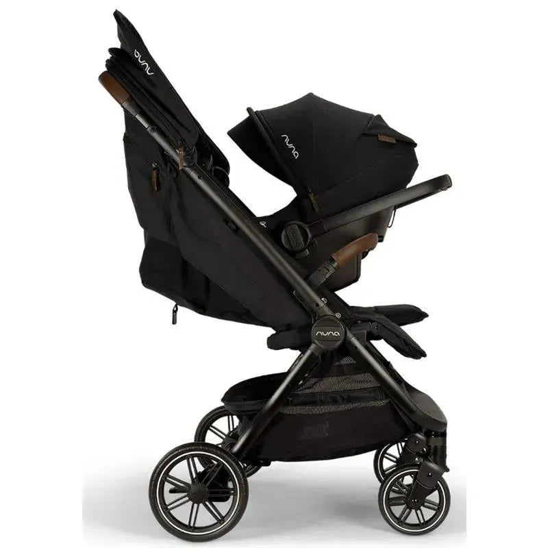 Nuna - Trvl Double Stroller, Caviar
